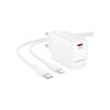 Зарядное устройство BOROFONE BN28 Fuente USB-C PD30W + cable USB-C to Lightning White (6941991120305) - Изображение 2