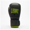 Боксерские перчатки Leone GN313 Waves Black 16 унцій (GN313_Black_16oz) - Изображение 3