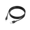 Дата кабель USB 2.0 AM to USB-C 2.0m silicone black BOROFONE (6941991115509) - Изображение 3