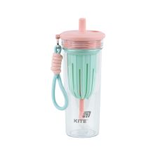 Бутылка для воды Kite 650 мл, рожево-зелений (K25-1219-1)