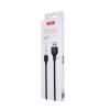 Дата кабель USB 2.0 AM to USB-C 2.0m 2.1A black XO (XO-NB103-TC-2-BK) - Зображення 1