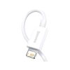 Дата кабель USB 2.0 AM to Lightning 1.0m 2.4A white Baseus (CALYS-A02) - Зображення 2