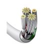 Дата кабель USB 2.0 AM to Lightning 1.0m 2.4A white Baseus (CALYS-A02) - Зображення 3