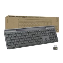 Клавиатура Logitech Slim Solar+ for Business Wireless/Bluetooth Graphite (920-013779) Клавиатура Logitech Slim Solar+ for Business Wireless/Bluetooth Graphite (920-013779)