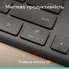 Клавиатура Logitech Slim Solar+ for Business Wireless/Bluetooth Graphite (920-013779) Клавиатура Logitech Slim Solar+ for Business Wireless/Bluetooth Graphite (920-013779) - Изображение 3