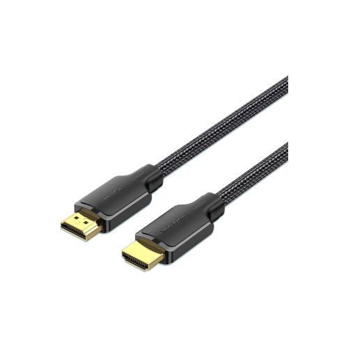 Кабель мультимедійний HDMI M to HDMI M 2.0m 4K60Hz cotton braided black Vention (ALLBH)