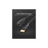 Кабель мультимедійний HDMI M to HDMI F 0.5m 4K60Hz black Vention (VAA-B06-B050) - Зображення 1