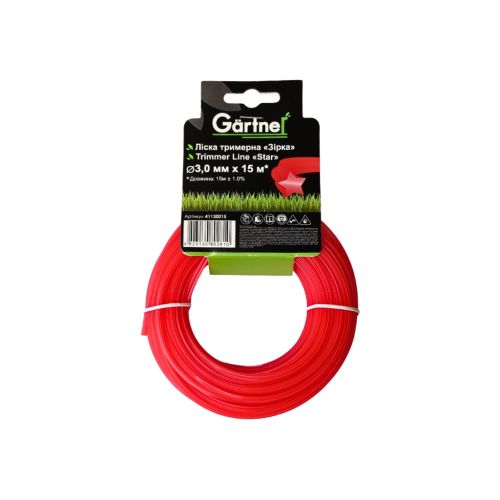 Жилка косильна Gartner Зірка 3,0 мм × 15 м (41130015)