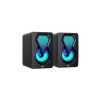 Акустическая система Havit HV-SK210 mini PRO RGB USB Black (6939119040260) - Изображение 2