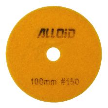 Круг зачистний Alloid Pro, алмазний, шліфувальний, на липучці, COMBS, 100мм, зерно 150 (DD-63379)