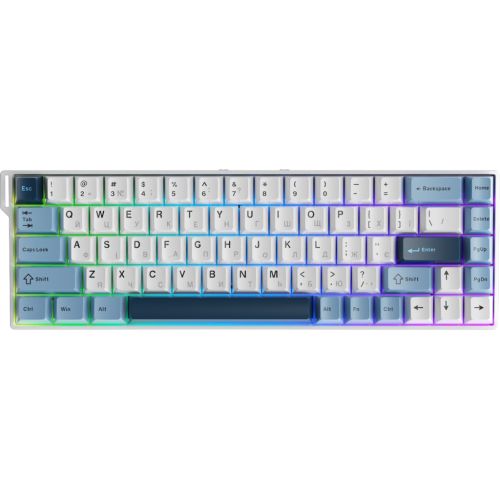 Клавіатура Ajazz AK680 V2 Ice Island Magnetic Switch USB UA Gray/Black (AK680-V2-I-GB)