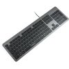 Клавіатура Vinga KB735 black-grey - Зображення 1