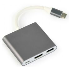 Перехідник USB Type-C to HDMI Cablexpert (A-CM-HDMIF-02-SG)