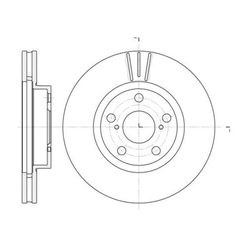 Тормозной диск REMSA 6577.10