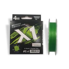 Шнур Favorite X1 PE 4x 150m 0.4/0.104mm 8lb/3.5kg Light Green (1693.11.26)