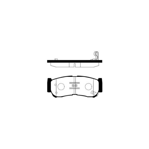 Тормозные колодки HI-Q SP1178