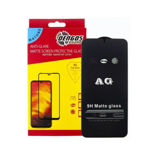 Стекло защитное Dengos Full Glue Matte Samsung Galaxy A54 (black) (TGFG-MATT-46)