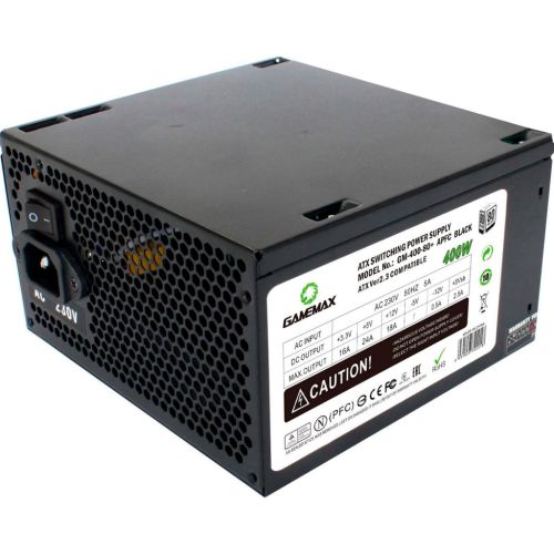 Блок живлення Gamemax GM-400-80+APFC Black