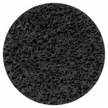 Круг зачистний Sigma з нетканого абразиву (корал) 125мм на липучці чорний м'який (9176261)