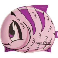 Шапка для плавання Aqua Speed Zoo 115-Fish 5528 рожева рибка Діт OSFM (5908217655288)