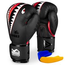 Боксерські рукавички Phantom Fight Squad Schwarz Black 16 унцій (PHBG2216-16)