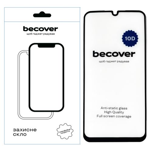 Стекло защитное BeCover Samsung Galaxy M15 5G SM-M156 10D Black (711357)