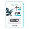 USB флеш накопичувач Wibrand 256GB Eagle Grey USB 3.2 Gen 1 (USB 3.0) (WI3.2/EA256U10G) - Зображення 2