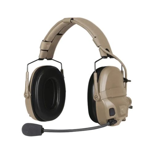 Наушники для стрельбы Ops-Core AMP Communication Headset-Connectorized. Верхній тримач. Tan (N101153-01-0000)