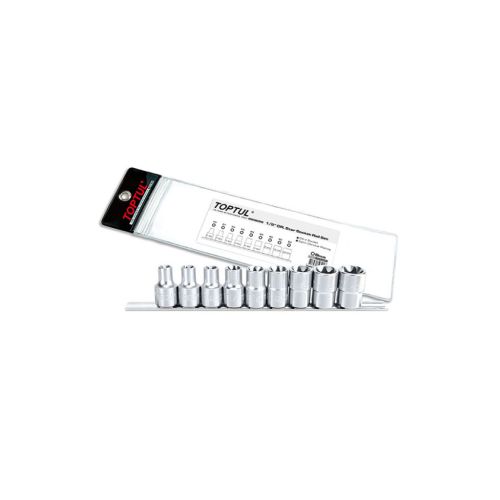 Набір головок Toptul TORX на планці 1/2 E10-E24 9шт. (GAAG0901)