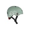 Шолом Scoot&Ride 45-51см , зелений, з ліхтариком (SR-181206-GREENLINES) - Зображення 1