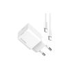 Зарядний пристрій ColorWay GaN Mini 35W PD Port PPS USB-C white cable Type-C (CW-CHS056PDC-WT) - Зображення 1