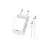 Зарядний пристрій ColorWay GaN Mini 35W PD Port PPS USB-C white cable Type-C (CW-CHS056PDC-WT) - Зображення 3