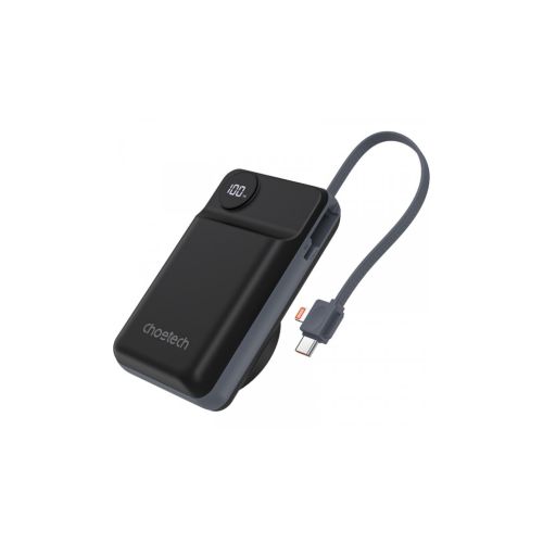 Батарея універсальна Choetech Magnetic Wireless 20000mAh 22.5W, PD, QC/3.0, Apple Watch charger, Black (B696-BK)