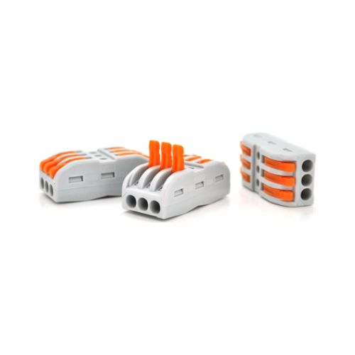 Соединитель кабеля 3-pin аналог WAGO K773-313, 15штпак Voltronic (K773-313/15)