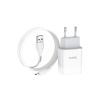 Зарядное устройство HOCO C73A Glorious 2xUSB + cable Micro 5P 12W White (6931474713063) - Изображение 2