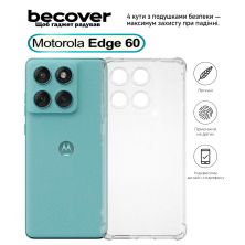 Чехол для мобильного телефона BeCover Anti-Shock Motorola Edge 60 Clear (713804) Чехол для мобильного телефона BeCover Anti-Shock Motorola Edge 60 Clear (713804)
