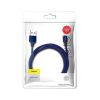 Дата кабель USB 2.0 AM to Lightning 1.8m navy blue Baseus (CALYW-A13) - Изображение 1