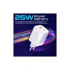 Зарядное устройство Promate USBC PD25W + USBA QC3.0 18W White (powerport-25ac.white) Зарядное устройство Promate USBC PD25W + USBA QC3.0 18W White (powerport-25ac.white) - Изображение 3