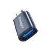Перехідник OTG USB 3.0 AF to USB-C M gray Essager (EZJAC-SRA0G) - Зображення 1
