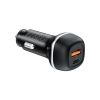 Зарядний пристрій ColorWay USB-C PD45W + USB QC3.0 car adapter (CW-CHA067PD-BK) - Зображення 1