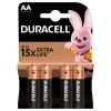 Батарейка Duracell AA лужні 4 шт. в упаковці (5000394052536 / 81551270) - Зображення 1