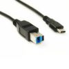 Дата кабель USB 3.0 Type-C to BM 1.5m PowerPlant (KD00AS1275) - Зображення 1