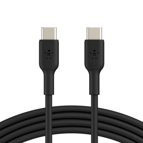 Дата кабель USB-С - USB-С, PVC, 2m, black Belkin (CAB003BT2MBK)