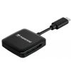 Зчитувач флеш-карт Transcend USB 3.2 Gen 1 Type-C SD/microSD Black (TS-RDC3) - Зображення 1