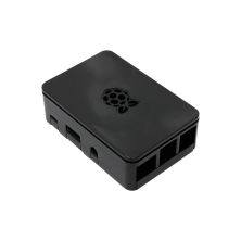 Корпус к промышленному ПК Raspberry Pi 3 model B/B+, пластиковый, чорный, с лого (RA179)