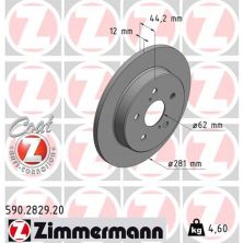 Гальмівний диск ZIMMERMANN 590.2829.20