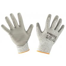 Захисні рукавички Neo Tools з поліуретановим покриттям, проти порізів, р. 10 (97-609-10)