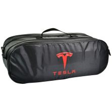Сумка-органайзер Poputchik в багажник Tesla черная (03-049-2Д)