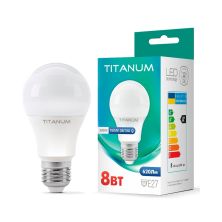 Лампочка TITANUM A60 8W E27 3000K (TLA6008273)