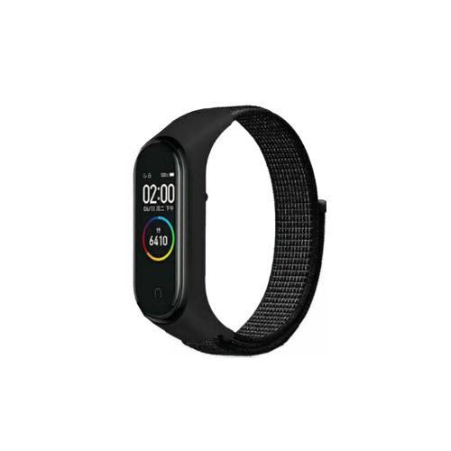 Ремешок для фитнес браслета BeCover Nylon Style для Xiaomi Mi Smart Band 7 Black (707655)